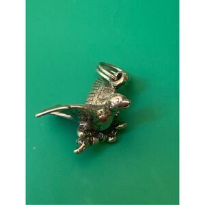 Partridge in a Pear Tree Calling Bird Sterling Silver Jewelry Charm #song